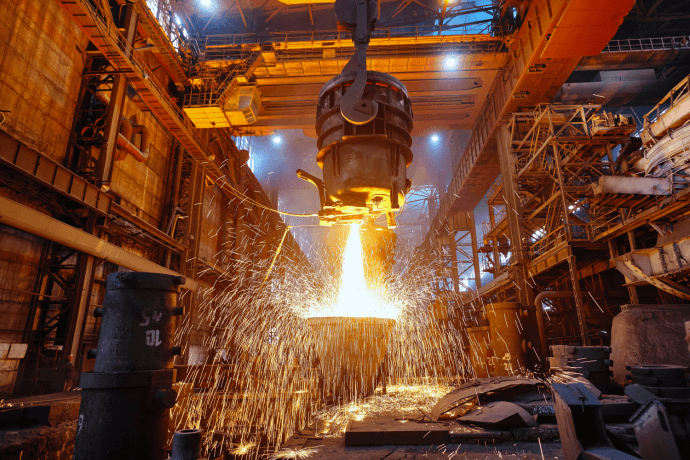 Sensorik in der Stahlproduktion